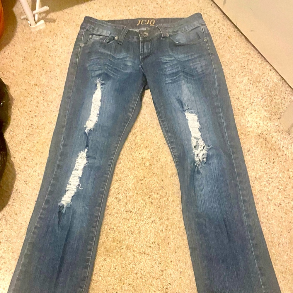 JCJQ Cropped Skinny Jeans